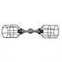 Opviq Pp115 Lámpara de pared Industrial Negro
